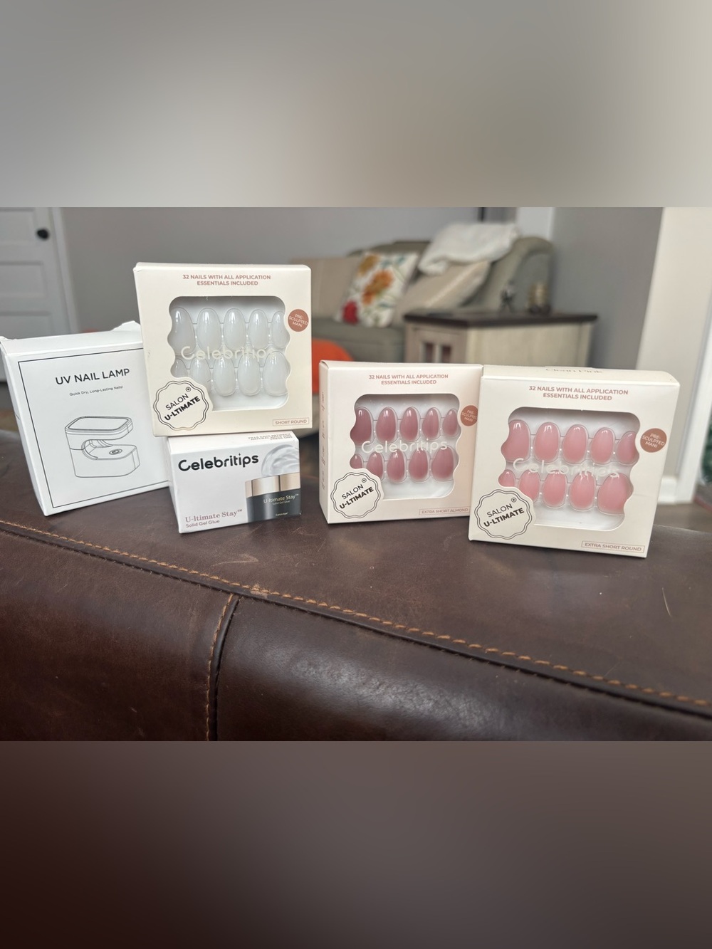 Celebritips Nail Kit with UV Nail Lamp